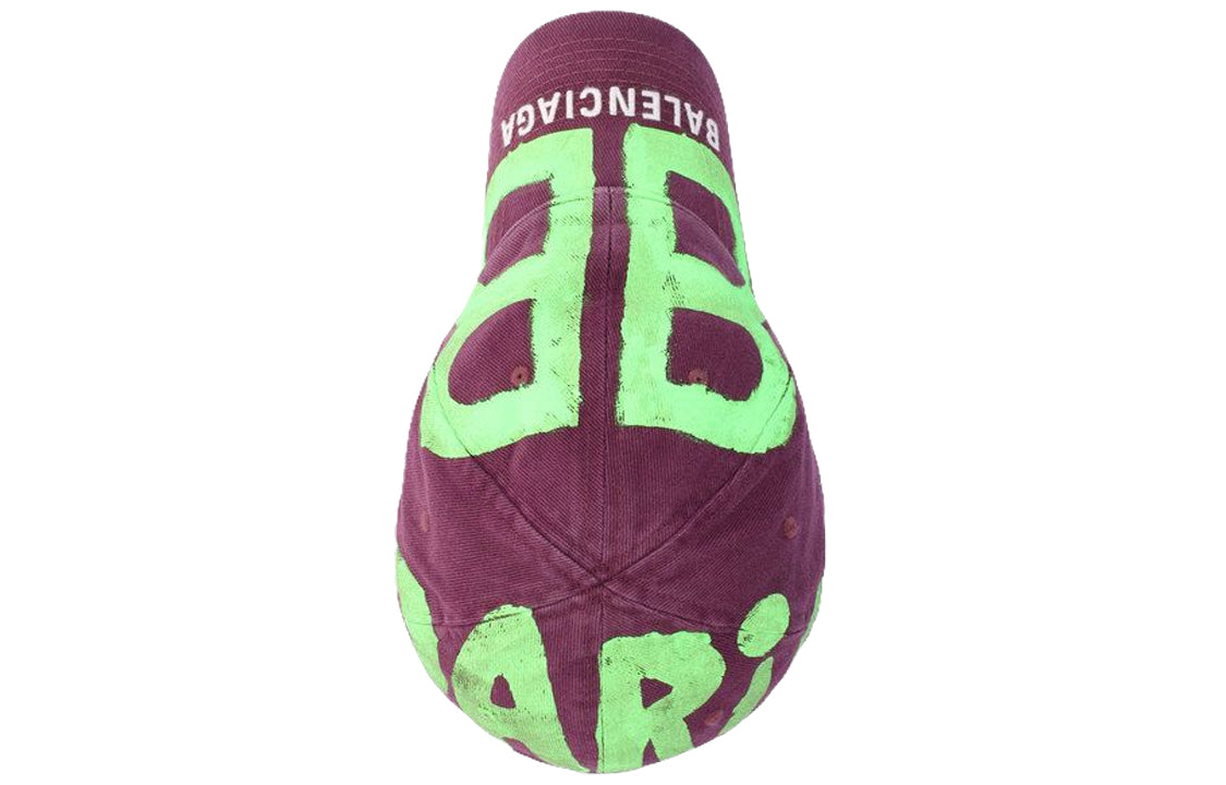Balenciaga BB Sprayed Cap 'Purple' 673321410B2-5067