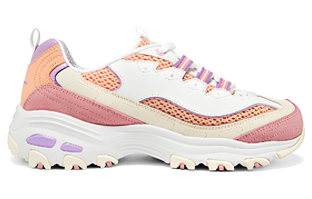 (WMNS) Skechers D'LITES 1.0 'Cream Pink Coral' 896209-CRL