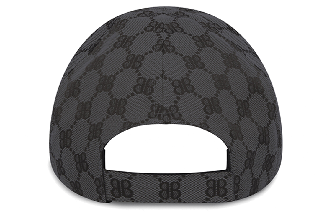 Balenciaga x Gucci The Hacker Project Cap 'Grey Black' 6807174B3B71160