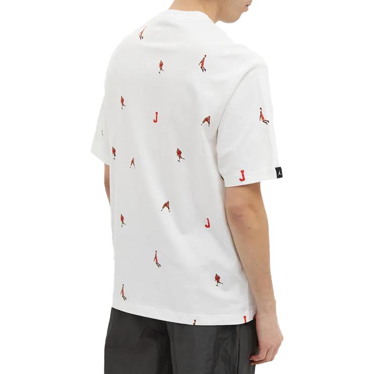 Air Jordan Allover Jumpman T-Shirt 'Holiday-White' DC9795-100
