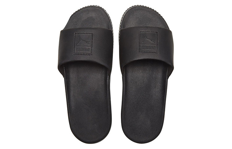 (WMNS) PUMA Platform Slide Black 366121-10