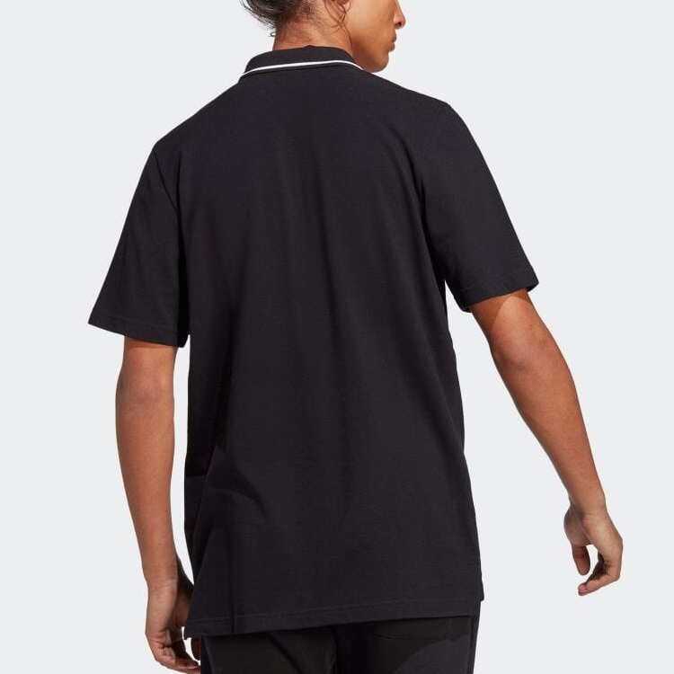 adidas Essentials Small Logo Polo Shirt 'Black' IC9314