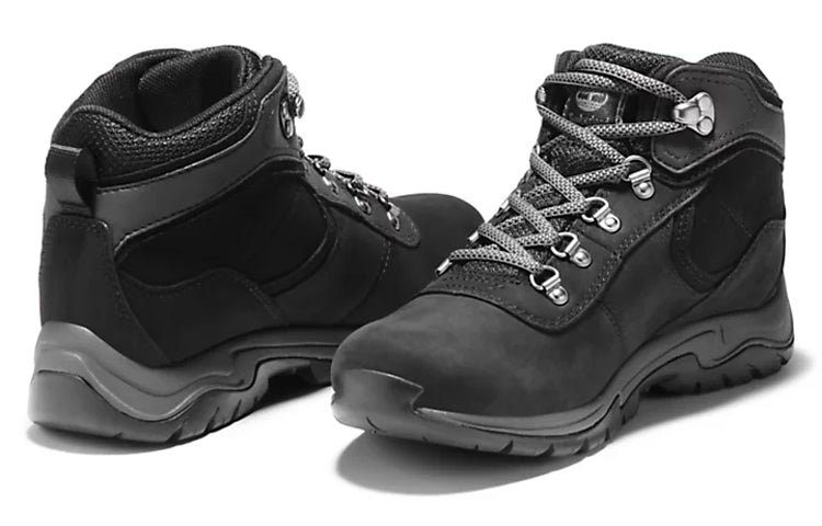 (WMNS) Timberland Mt. Maddsen Waterproof Mid Hiking Boot 'Black Full-Grain' A25N7015