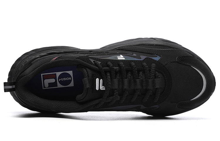 (WMNS) FILA FUSION Conch Sneakers 'Black' T12M217303FBS