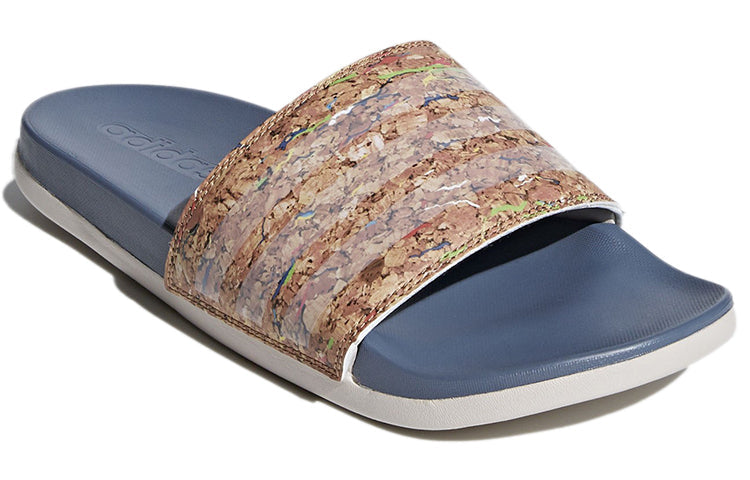 (WMNS) adidas Adilette Cloudfoam Plus Cork 'Blue' CP9510