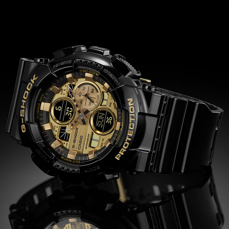 CASIO G-Shock Analog-Digital 'Black Gold' GA-140GB-1A1