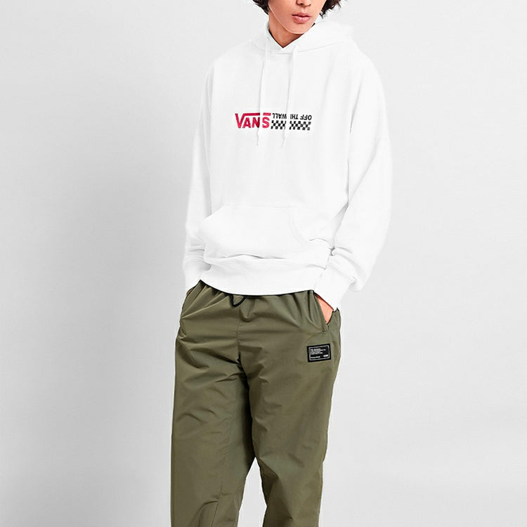 Vans Unisex Oversize Logo Printing Hoodi White VN0A4ML7WHT