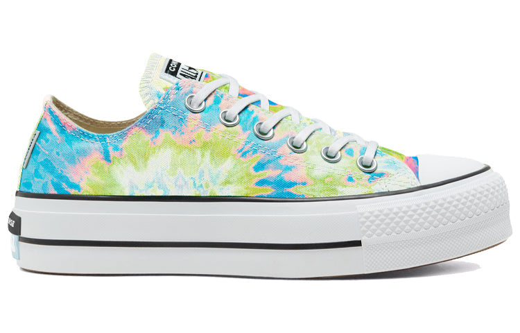 (WMNS) Converse Chuck Taylor All Star Blue Green Tie Dye Sneakers 'Blue Green' 569043C