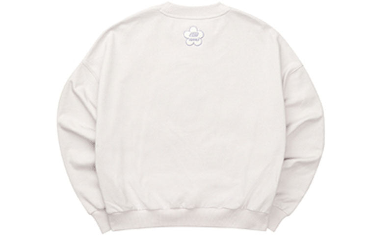(WMNS) Skechers x XIAOLI Graphic Crew Sweater 'Grey White' L122W051