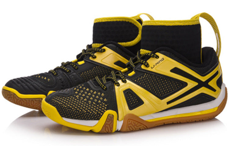 (WMNS) Li-Ning Saga Hi 'Black Yellow' AYAM004-2