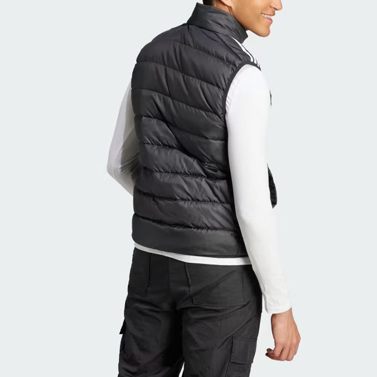adidas Essentials 3-Stripes Light Down Vest 'Black' HZ5728