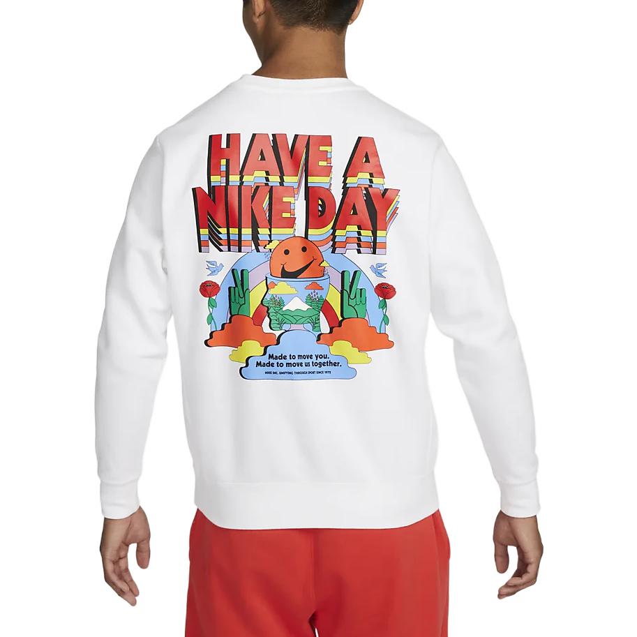 Nike Sportswear NSW Swoosh Spirit Fleece L/S Crew Tee DX6515-100