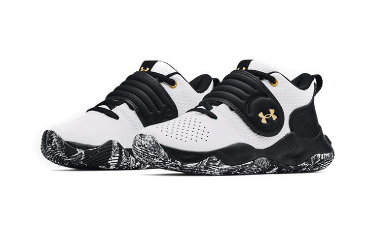 (PS) Under Armour Zone BB 'White Black' 3024263-102