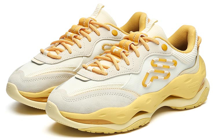 FILA FUSION Cheese Sneakers 'Yellow White' T12M241103FWG