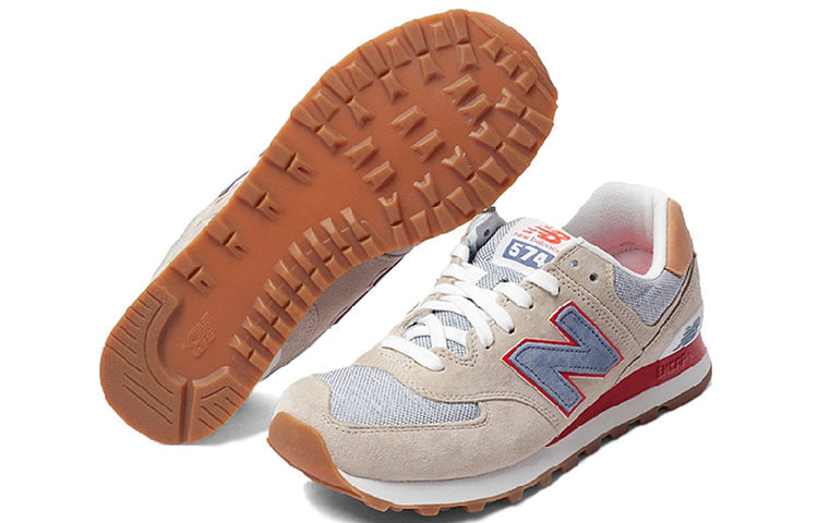New Balance 574 Beige/Red ML574PIC