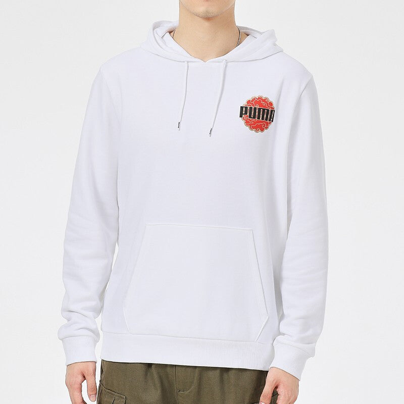 PUMA Logo Printing Solid Color Sports White 532913-02