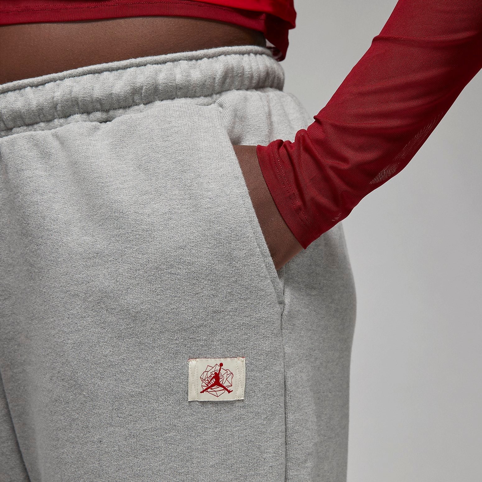 (WMNS) Air Jordan x Teyana Taylor Sweatpants 'Grey' FB2625-063