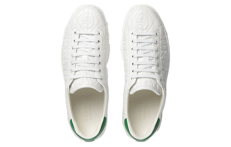 Gucci Ace G 'Rhombus  White' 598833-0R0A0-9063