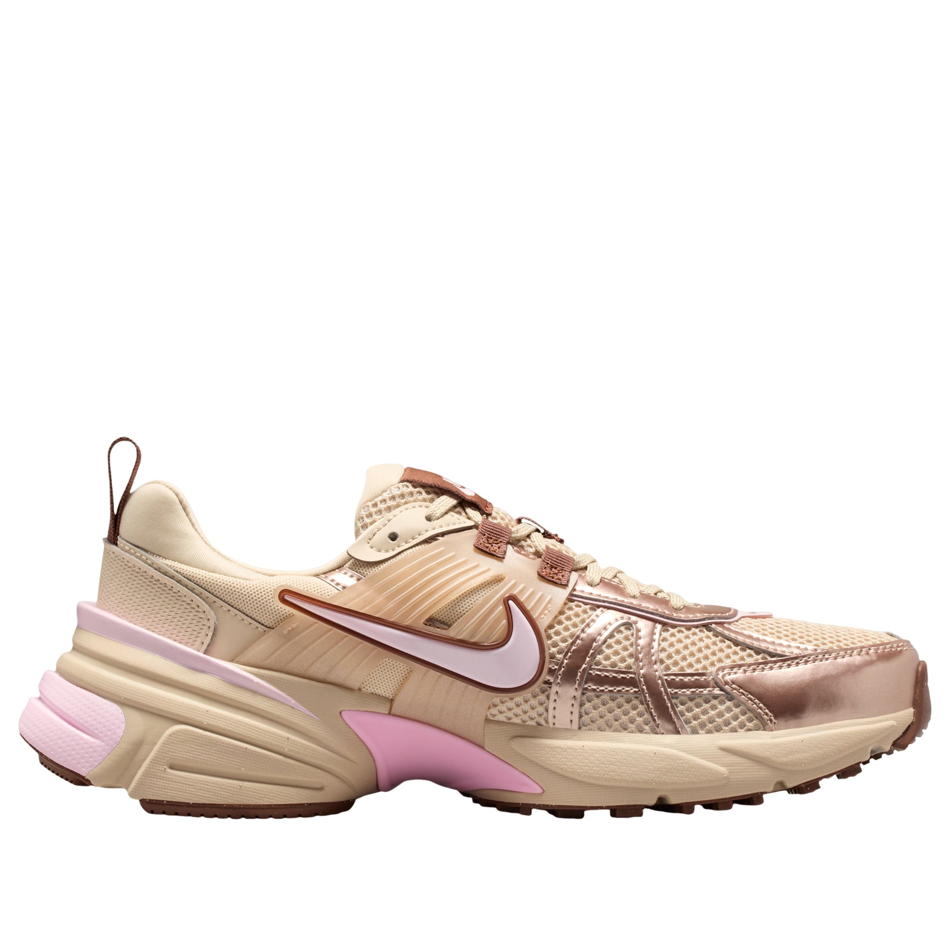 (WMNS) Nike V2K Run 'Sanddrift Fauna Brown Pink Foam' FD0736-115
