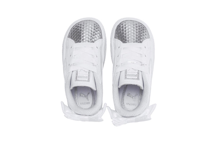 (PS) PUMA Basket Bow Coated Glam AC 'White' 368984-01