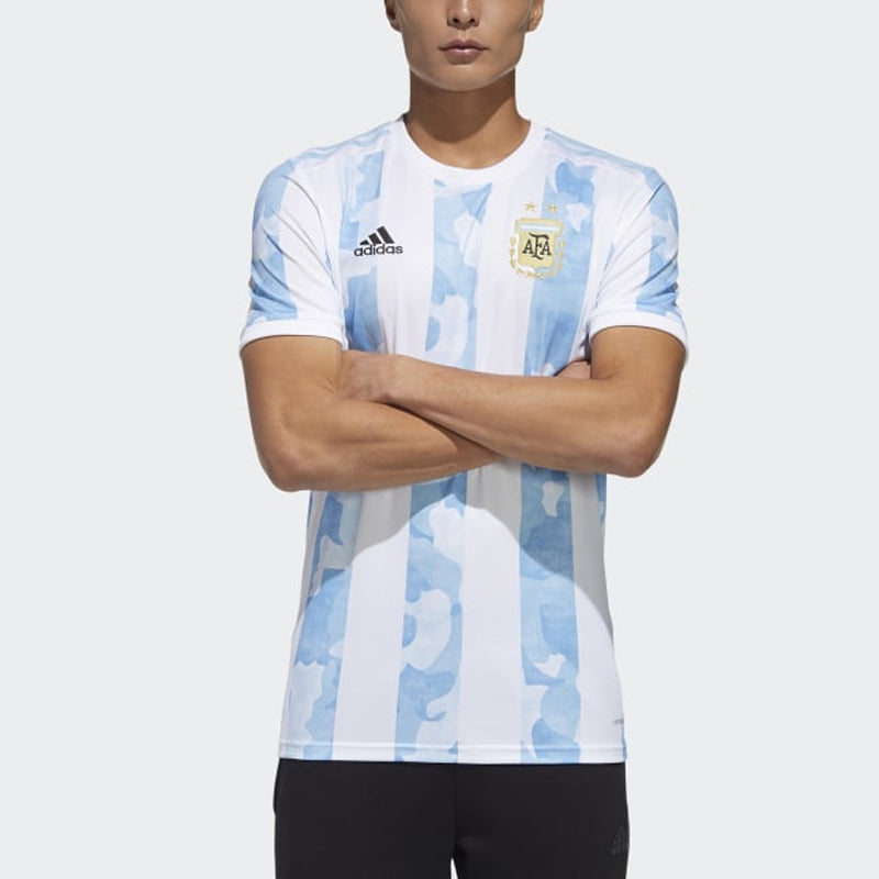 adidas SW Fan Edition 21 Home Soccer Jersey Asia Sizing 'Messi Blue' GE5475