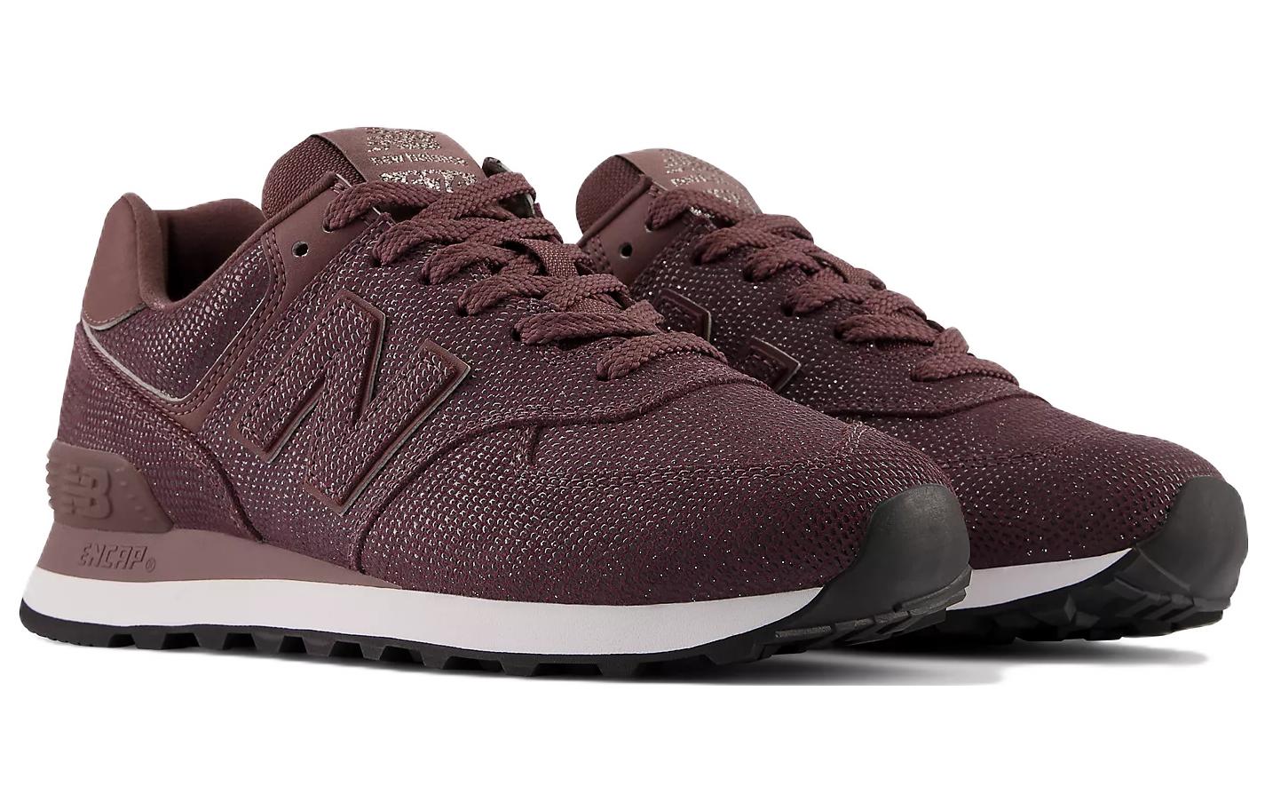(WMNS) New Balance 574 'Burgundy Bone Reptile' WL574VEL