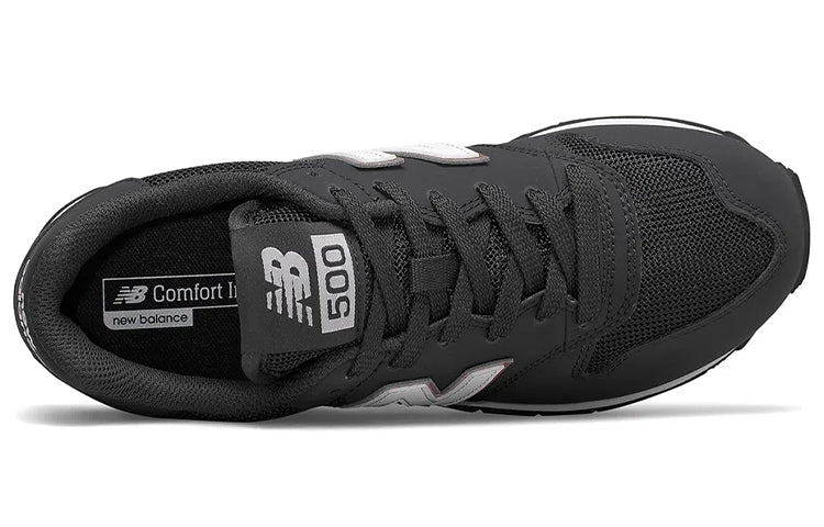 (WMNS) New Balance 500 Shoes Black/White GW500HHB