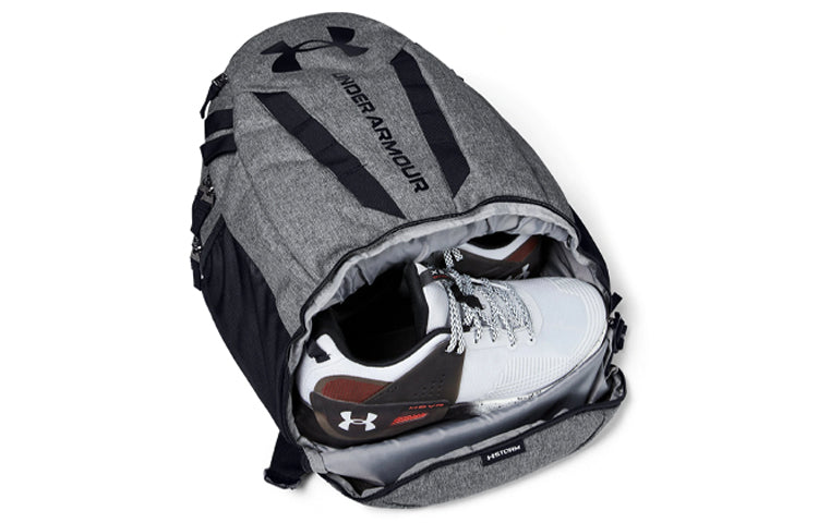 Under Armour Hustle 5.0 Backpack 'Grey Black' 1361176-002