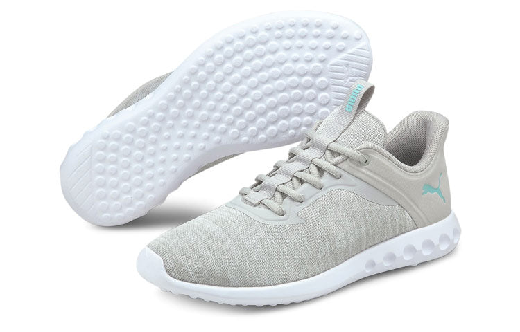 (WMNS) PUMA Carson 2 Edge Low Top Running Shoes Grey/White 194325-05