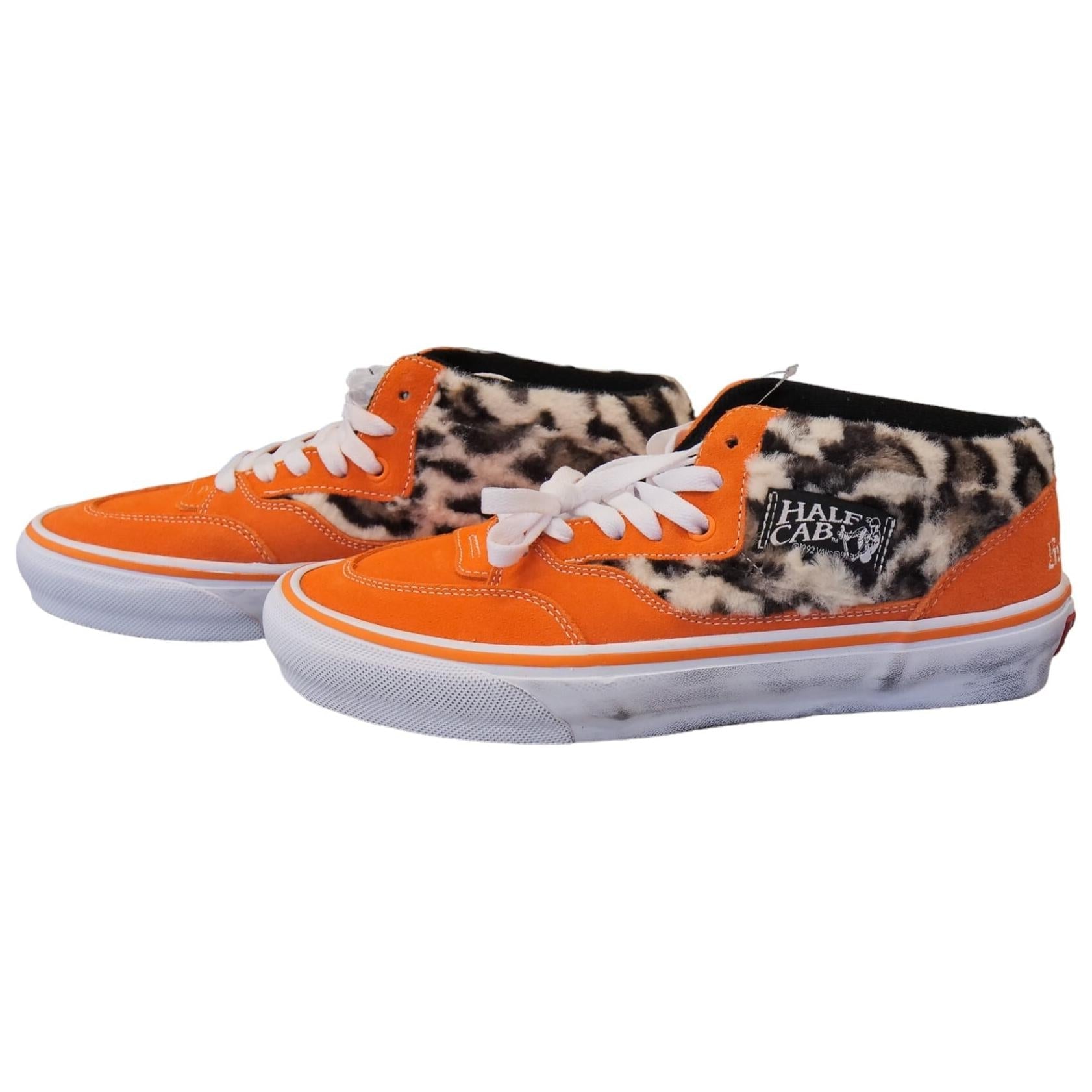 Vans Half Cab x Supreme 'Leopard Orange' VN0A5KYAORA