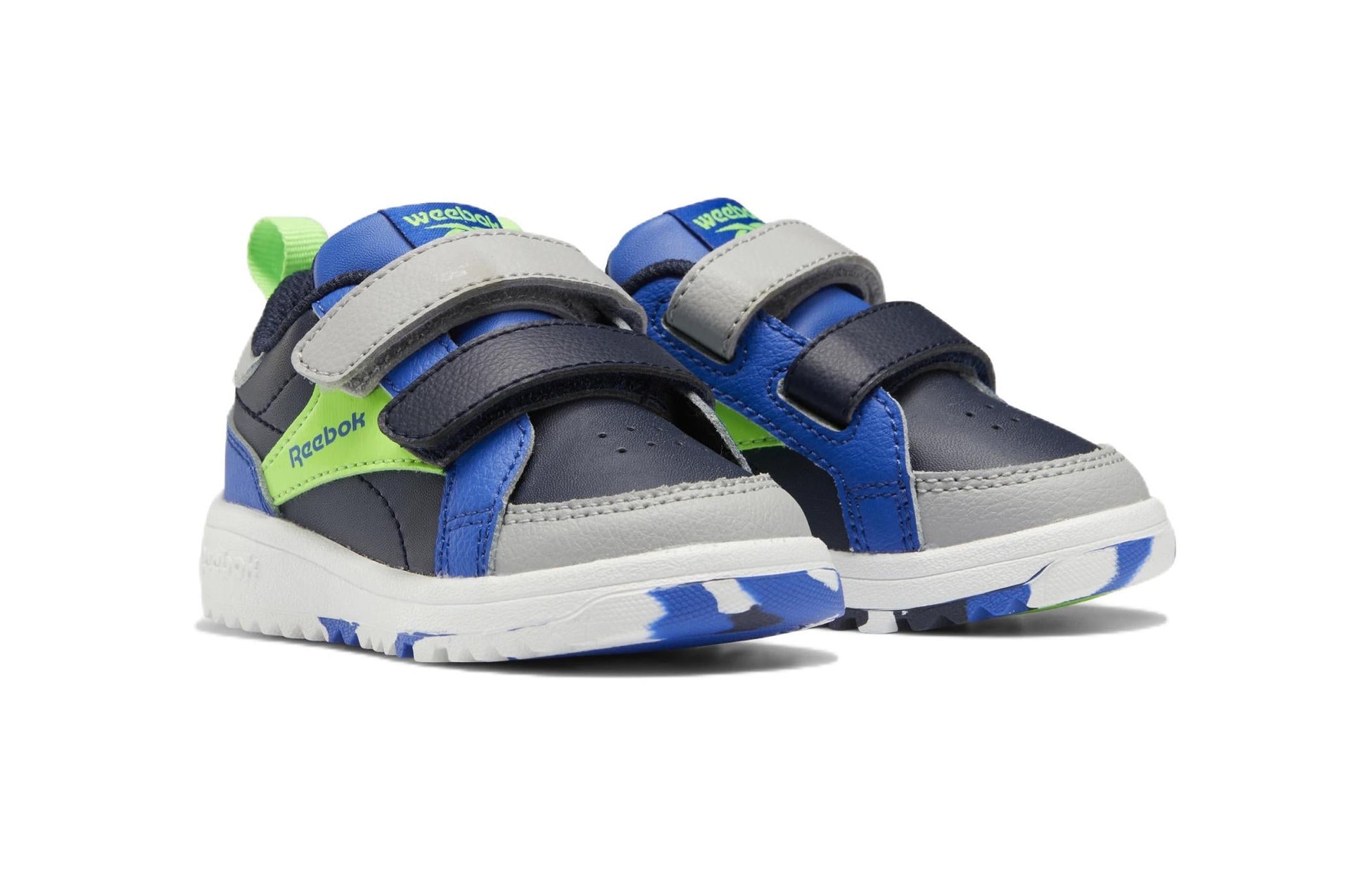 Reebok Weebok Clasp Low Toddler 'Navy Solar Lime Camo' GZ0872