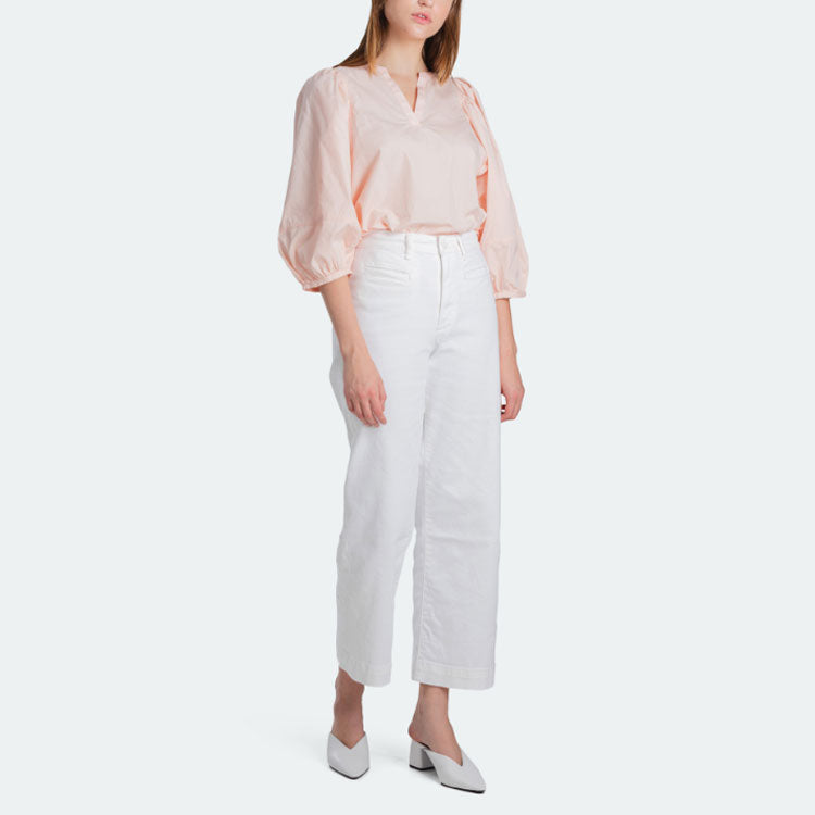 Levis Pure Cotton V neck Sleeve Shirt Pink 85384-0001