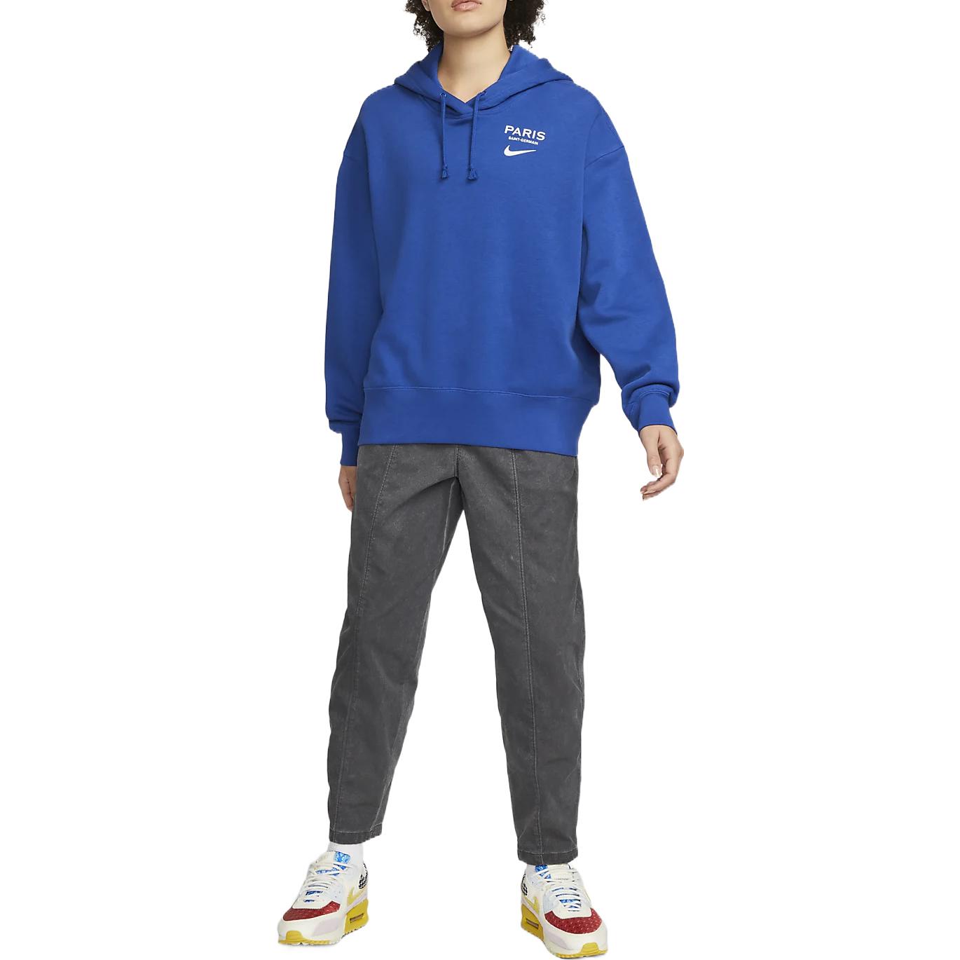 (WMNS) Nike Paris Saint-Germain Hoodie 'Royal Blue' DQ8981-417