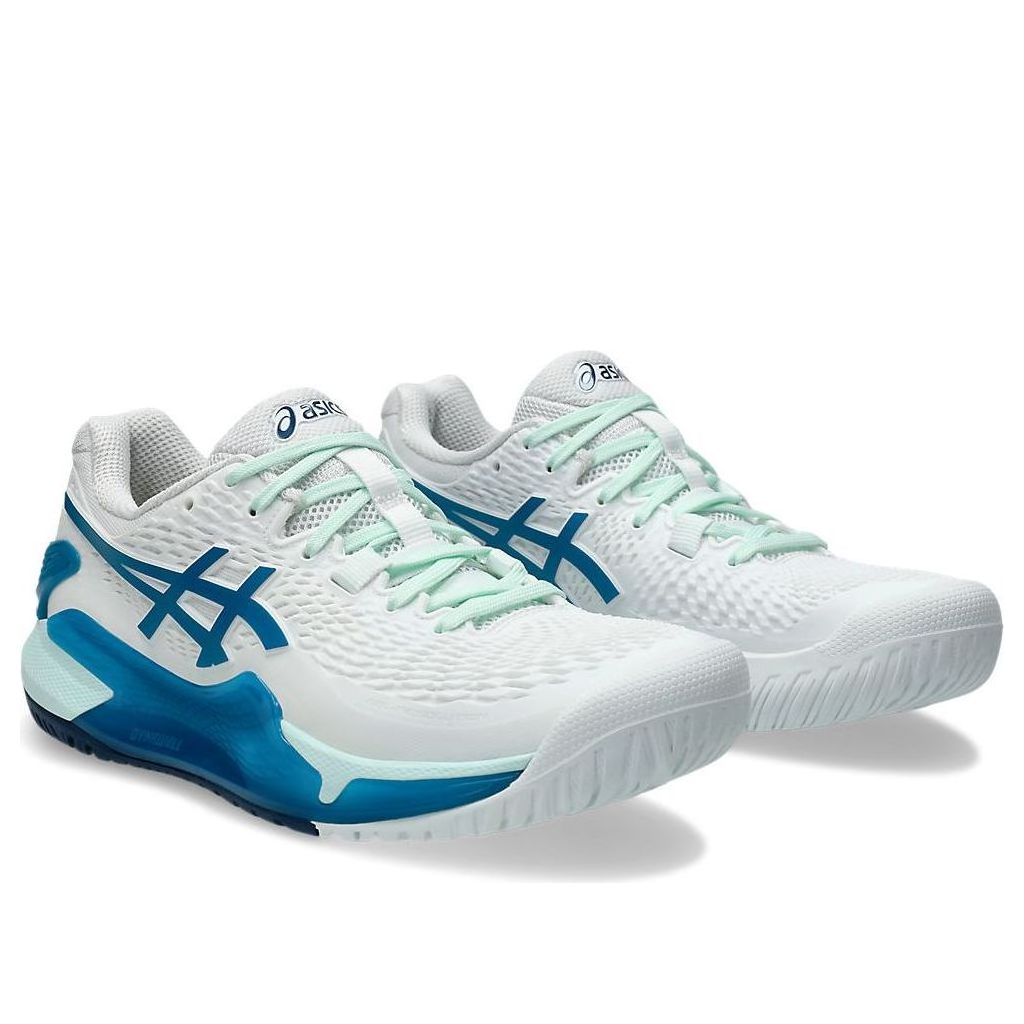 (WMNS) ASICS Gel-Resolution 9 'White Teal Blue' 1042A208-102