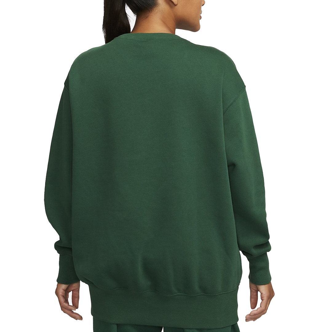 (WMNS) Nike Sportswear Oversized Crewneck Sweatshirt 'College Green' DZ4626-341