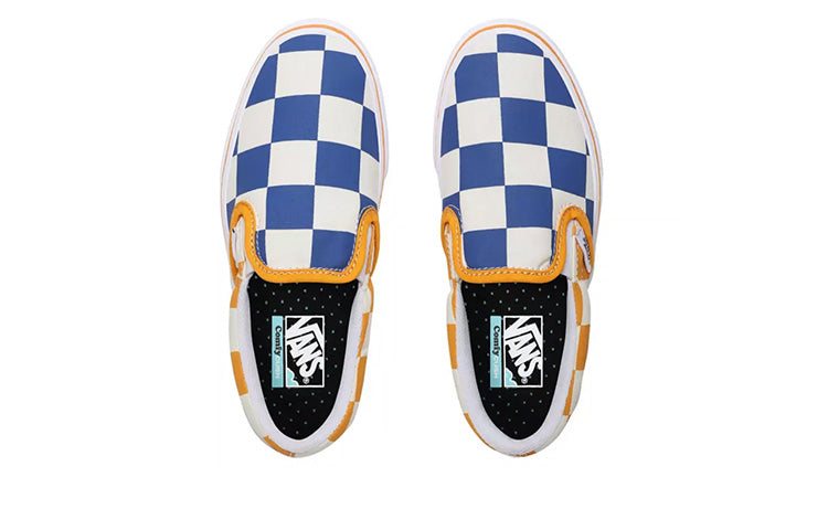 (PS) Vans Big Checker Comfycush Slip-On 'Yellow Blue' VN0A4U1SWIV