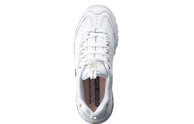(WMNS) Skechers D 'Lites Fresh Start Low Running Shoes Gold 11931-WTRG