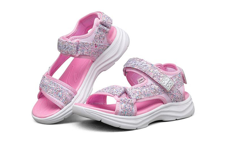 (GS) Skechers Glimmer Kicks 'Pink Silver' 302965L-LTPK