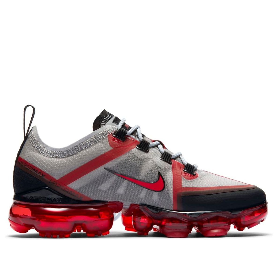 (GS) Nike Air VaporMax 2019 'Light Smoke Grey University Red' AJ2616-017