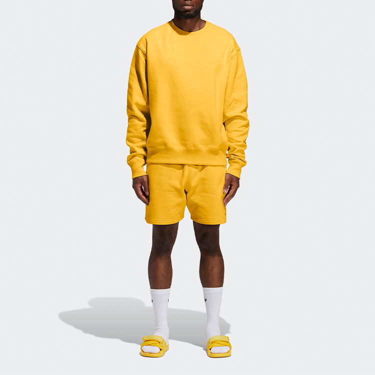 adidas x Pharrell Basics Crew Sweatshirt 'Yellow' GL6288