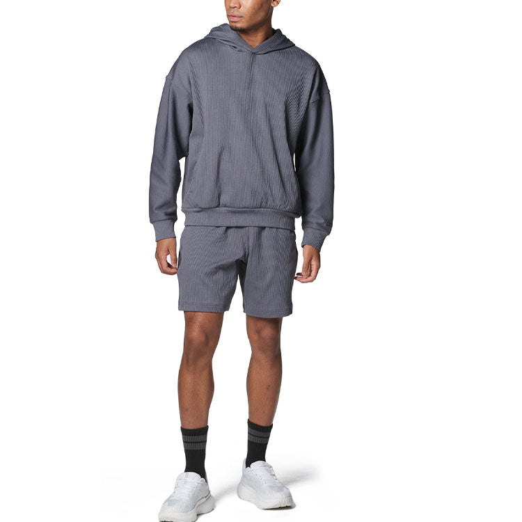Under Armour Journey Rib Hoodie 'Pitch Grey' 1383100-025