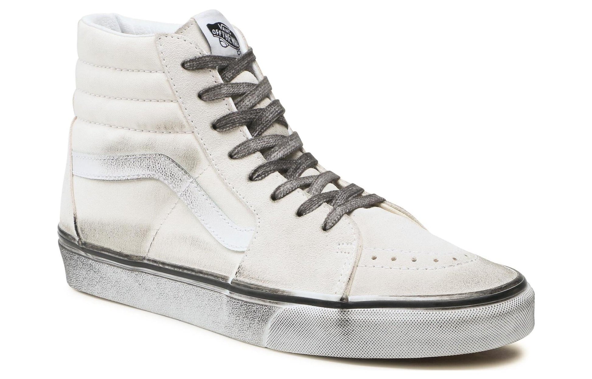 Vans SK8-HI Stressed 'White Grey' VN0007NSWWW1