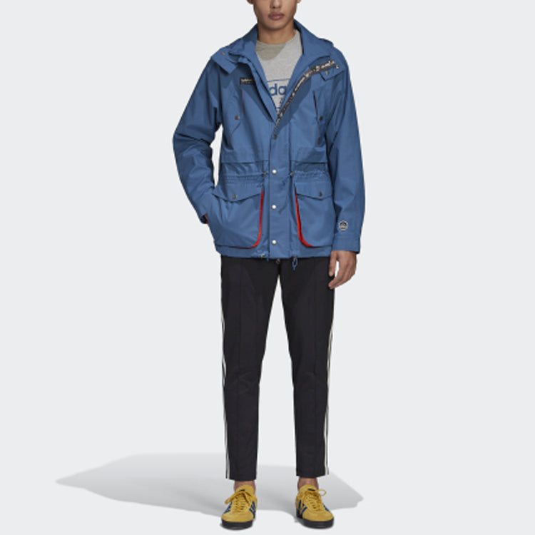 adidas Sports Hooded Jacket 'Blue' FR9280