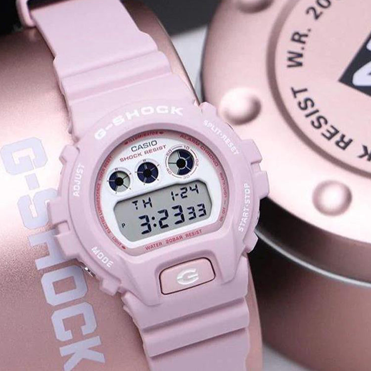 CASIO G-Shock Digital 'Pink' DW-6900TCB-4
