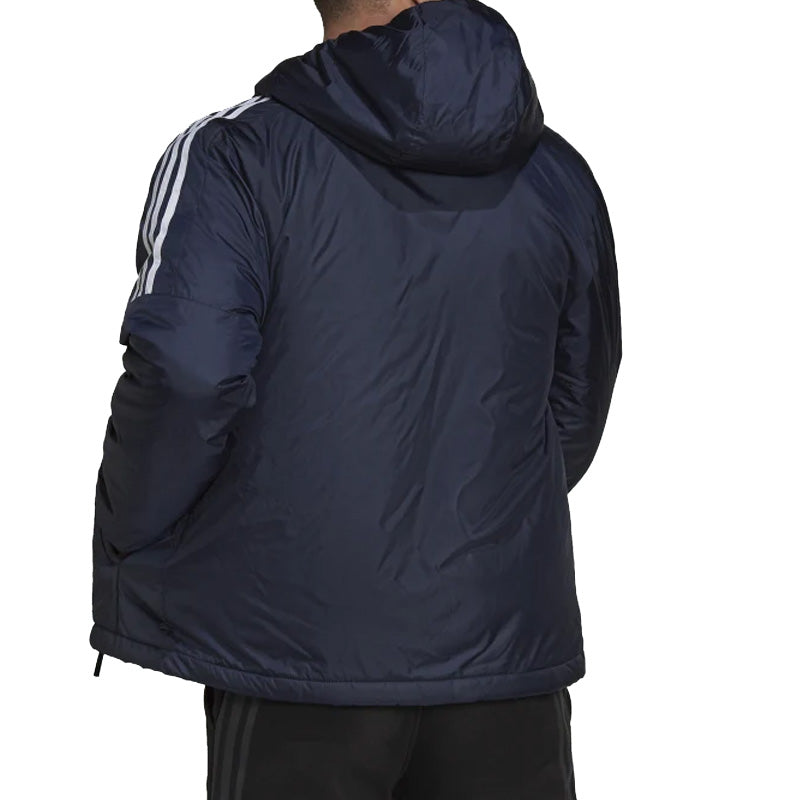 adidas Essentials Insulated Hooded Jacket Asia Sizing 'Navy' GT9165