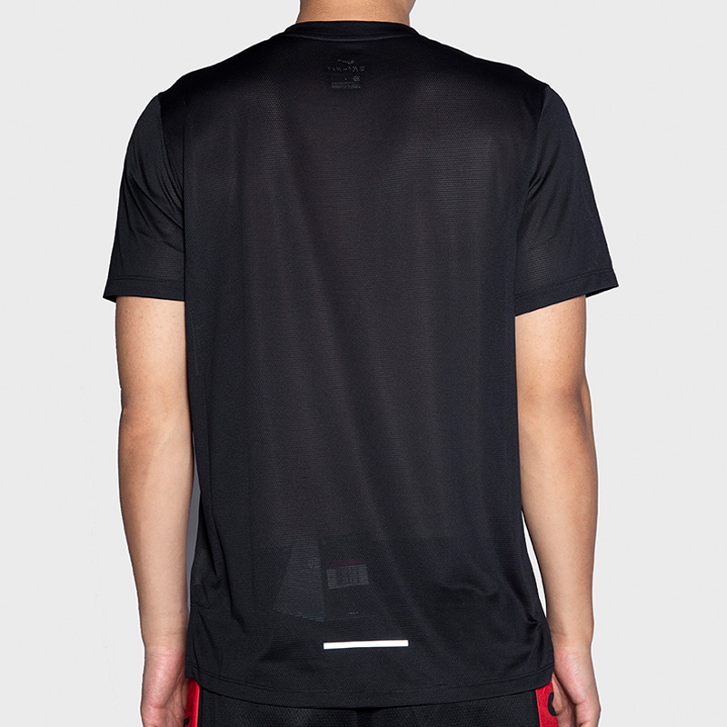 Nike Running Miler logo T-Shirt 'Black' AQ6848-010