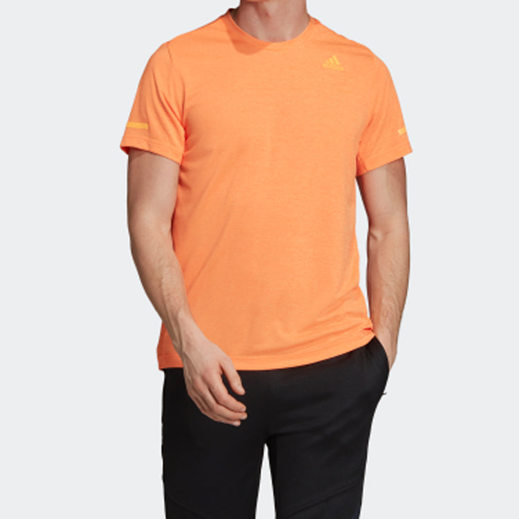 adidas CHILL TEE M Training Sports Short Sleeve Orange FL8579