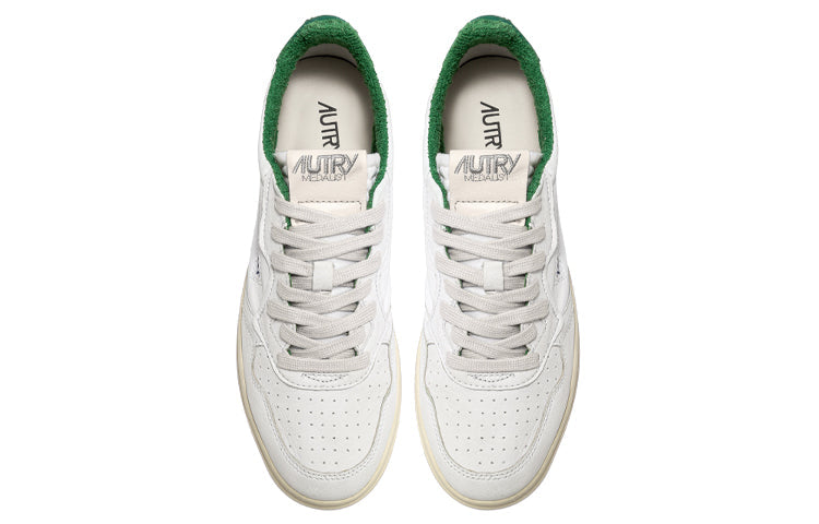 Autry Medalist Low 'White Green' AULM-SP03