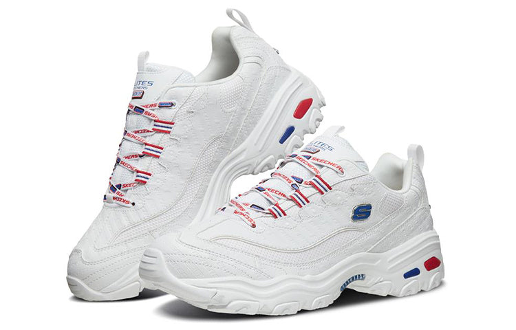 Snickers x Skechers D'Lites 1.0 Low-top Clunky Shoes White 666115-WHT
