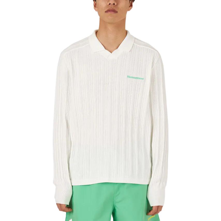 adidas x Pharrell Knit Long Sleeve Jersey 'Cloud White' HZ8138